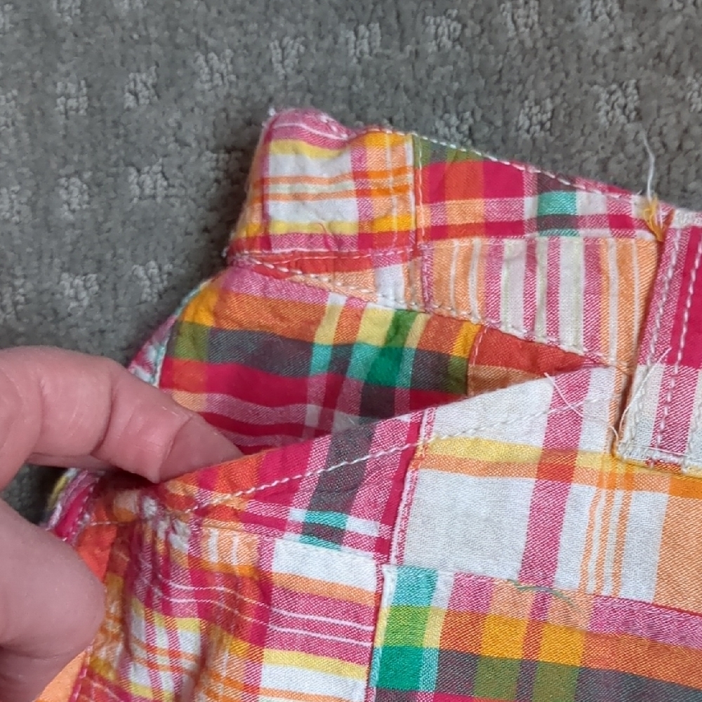 Plaid Multicolor Women's Skort - Picture 6 of 8